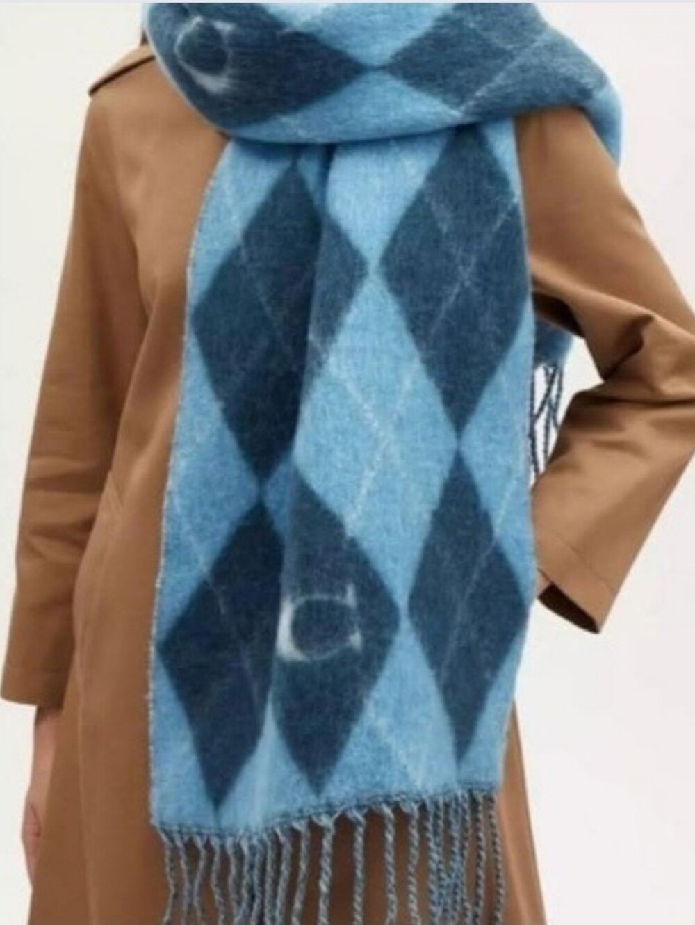 Coach Oversized Muffler Wool Scarf